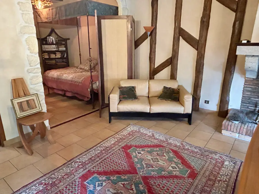 Maison salon cheminée